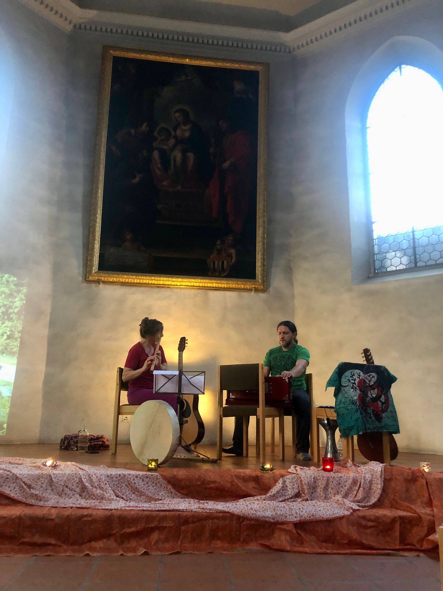 Mantrasingen in der Sebastiankapelle Baden